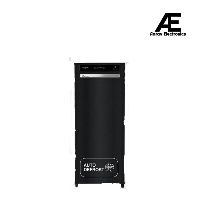 Whirlpool Vitamagic Pro 192L 3 Star Direct Cool Single Door Refrigerator, Gravity Black-Y, IntelliSense Inverter Technology – 215 VMPRO PRM 3S GRAVITY BLACK-Y (73844)