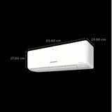 O-General 1 Ton 3 Star Inverter Split AC With Coanda Airflow 10M,Anti Bacterial Filter - White(Copper Condenser, ASGG12CPAA-B)