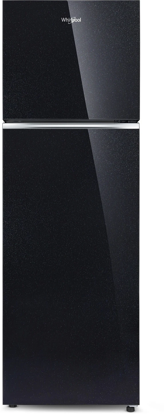 Whirlpool NeoFresh 235L 2 Star Frost Free Double Door Refrigerator | Glass Finish | Intellisense Inverter Technology | Microblock Anti-Bacterial | Fast Ice Making | 10 Year Compressor Warranty