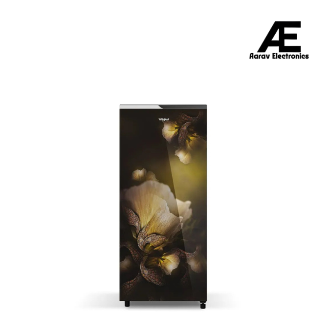 Whirlpool Icemagic Pro 207L 3 Star Glass Finish Direct Cool Single Door Refrigerator, Gold Dust-Y, Intellisense Inverter Technology, Toughened Glass Shelves – 230 IMPRO GD PRM 3S GOLD DUST-Y (73706)