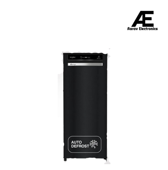 Whirlpool Vitamagic Pro 207L 3 Star Direct Cool Single Door Refrigerator, Gravity Black-Y, IntelliSense Inverter Technology – 230 VMPRO PRM 3S GRAVITY BLACK-Y (73816)