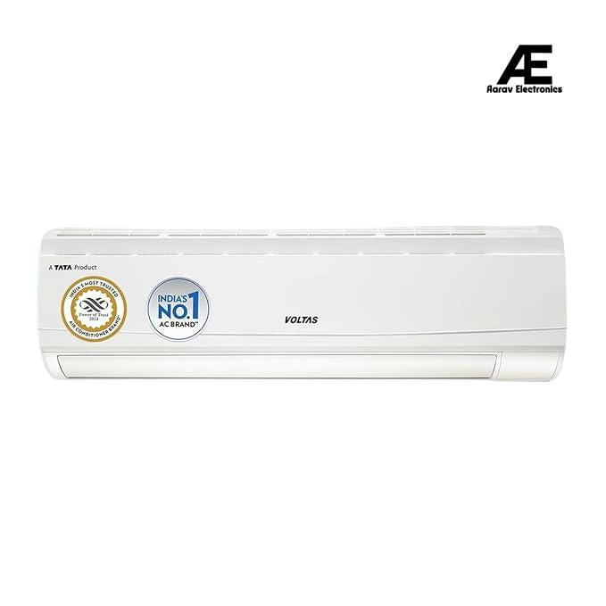 Voltas 2 Ton 3 Star Inverter Heavy-Duty Split Maha Adjustable AC (Copper,7100W, Higher Air Throw, 4-in-1 Adjustable Mode, Anti-dust Filter, 243V Venus Plus, White)
