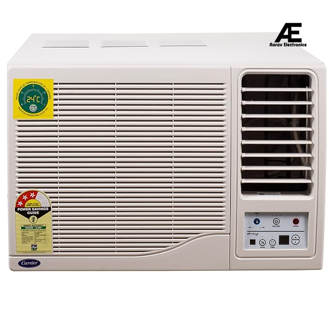 Carrier 1.0 Ton 3 Star Estrella Cx Window AC (CAW18EC5R31F1, White)