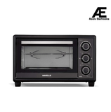 Havells OTG 24R BL 24L Oven Toaster Grill – 6 Heating Modes, Rotisserie, Double Glass Door | 1380W (Black)