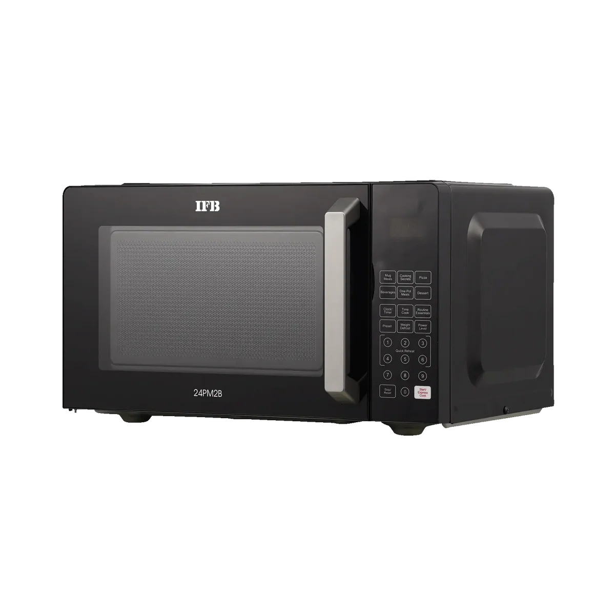 IFB 24PM2B 24 L Solo Microwave Oven | 69 Auto Cook Menus | Touch Keypad | Anti-Rust Cavity | Black