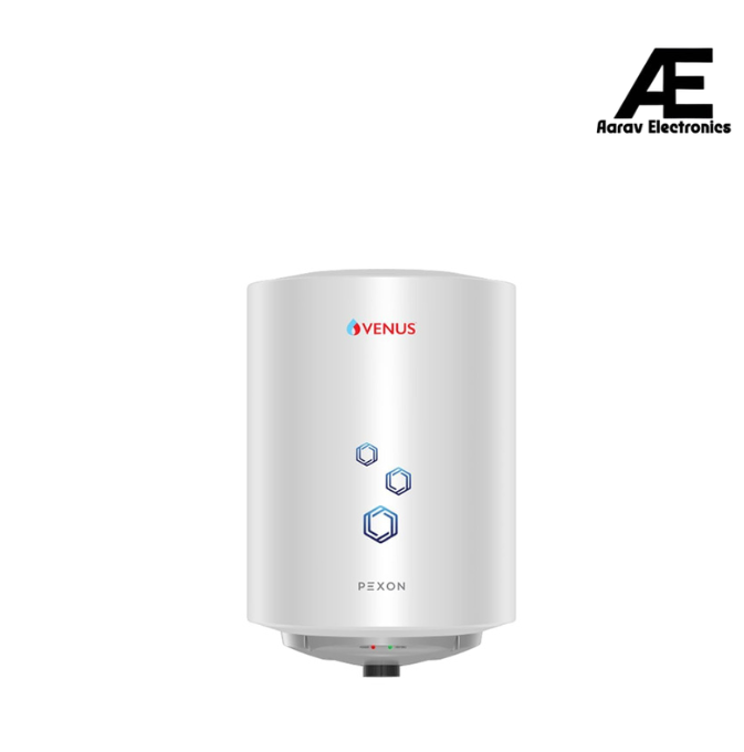 Venus Pexon 25L Storage Water Heater (25PX PEXON WHITE 704252) – White, 4 Star Rated, Permacoat Inner Tank, Hard Water Protection, Multi-Safety System