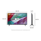 LG 108 cm (43 inch) Ultra HD (4K) LED Smart WebOS TV  (43UR7550PSC)