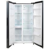 Lloyd Havells 562 L Inverter Compressor Side by Side Refrigerator,3D Air Cooling, Convertible/Variable Zone (GLSF590EBHM1GC Black Hunch)