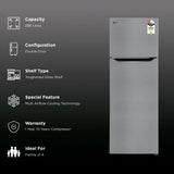 LG GLT2926ODPZ 288L 2 Star Frost Free Double Door Convertible Refrigerator with Smart Inverter Compressor, Multi Air Flow, Auto Smart Connect & Shiny Steel Finish (2026 Model)