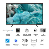 Samsung 138 cm (55 inches) 4K Ultra HD Smart QLED TV (Black)