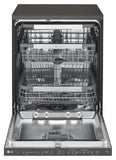 LG 15 Place Settings with TrueSteam Technology Freestanding Dishwasher (DFB335HM, Matte Black, Auto Open Door, QuadWash, EasyRack Plus-Easy to load all types of utensils, Direct Drive Motor & Wi-Fi)