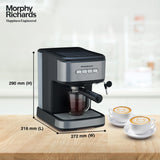 Morphy Richards Impresso Coffee Maker (350017) – Professional Brewing with Sleek Design