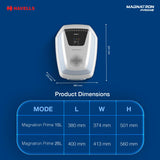 Havells Magnatron Prime 4S 25L Storage Water Heater (White Blue) | Induction Technology Geyser