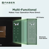 Faber 25 L Built-in Microwave Oven with Grill, 8 Auto Cook Menus & Electronic Push Button Control - MICROWAVE FBIMWO 25 SG