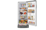 LG 224 L Single Door Refrigerator with Base Stand Drawer, Smart Inverter Compressor, Direct Cool, Shiny Steel, 5 Star,(GLD2356ZAPZ)
