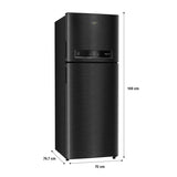 Whirlpool 411L 1 Star IntelliFresh Convertible Inverter Frost Free Double Door Refrigerator (IF INV CNV 455 STEEL ONYX(1S)-Y)