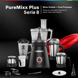 Bosch PureMixx Plus 800W Powerful Mixer Grinder & Food Processor