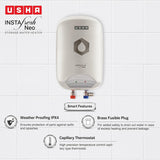 Usha Instafresh Neo 5L Instant Water Heater – White | Wall Mount