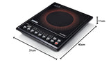 Usha Cookjoy CJ1360WPC 1350W Induction Cooktop (Black, 1 Burner)