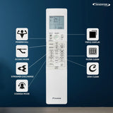 DAIKIN 1.5 Ton 5 Star Inverter Split Smart AC with Voice & App Control (Copper Condenser, PM 1.0 Filter, JTKJ53XV16MAA)