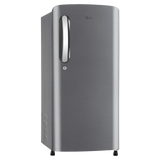 LG 185 Litres 3 Star Direct Cool Single Door Refrigerator with Smart Inverter Compressor (GLD1936YAPZ, Shiny Steel) (2026 Model)