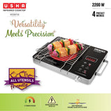 USHA IR2200TCB Infrared Induction Cooktop with grill