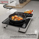 Lifelong LLIRC001 2000W Infrared Induction Stove with Digital Display, Auto Shut-Off & Voltage Protection