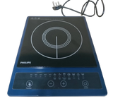 PHILIPS 1500 W Induction Cooktop Push Button (Blue, Black, HD4944)