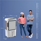 Crompton Optimus Comfort 65L Desert Air Cooler (ACGC-OPTICOMF65) | Low Noise | Honeycomb Pads | Humidity Control
