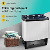 REALME 7 kg 5 Star rating Semi Automatic Top Load White, Black (RMSA705NNNDW)