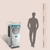 Crompton Ozone 75 Litres Desert Air Cooler for home | Large & Easy Clean Ice Chamber | 4-Way Air Deflection
