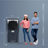 Crompton Ozone Royale Desert Air Cooler 88L – Honeycomb Pads & Humidity Control
