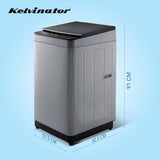 Kelvinator 6.5 kg Top Loading Fully Automatic Washing Machine with Error Monitoring and Memory Backup, (KWT-N65ETSSN,Max Foam Wash,Crown Drum)