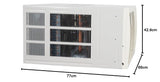 O-GENERAL 1.8 Ton 2 Star Non Inverter Window AC (Copper Condenser, AXGB22BBAA-B)