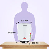 Crompton Arno Neo 25-L 5 Star Rated Storage Water Heater (Geyser) with Advanced 3 Level Safety National Energy Conservation Award Winner 2023