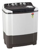 LG 8Kg Semi Automatic Washing Machine, Roller Jet Pulsator + Soak, Dark Grey, 5 Star(P8015SGAZ)
