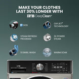 IFB 11 Kg 5 Star, DeepClean®, AI DOS, WiFi, Fully Automatic Front Load Washing Machine (EXECUTIVE PLUS VSG 1114, PowerSteam®, Oxyjet, 9 Swirl, Steam Refresh, Inbuilt Heater, Eco Inverter, SUS VCM)