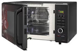 LG 28 L Charcoal Convection Microwave Oven with Charcoal Lighting Heater, Diet Fry, Motorised Rotisserie, Floral Black(MJ2887BWUM)