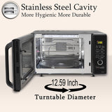 LG 28 L Charcoal Convection Healthy Microwave Oven (MJ2887BIUM, Black, Healthy Heart Recipes, Diet Fry, Pasteurized Milk, 360° Motorised Rotisserie &amp; 10 Years of warranty on Charcoal Heater)