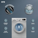 IFB 6.5 Kg 5 Star Fully Automatic Front Load Washing Machine 2X Power Steam (ELENA PLUS SXS 6510, Silver, In-built Heater, 4 years Comprehensive Warranty)