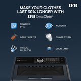 IFB 10 Kg 5 Star AI Powered Fully Automatic Top Load Washing Machine (TL S4RBS 10.0 Kg Aqua, Sparkle Silver, 2X Power Steam, 4 Years Comprehensive Warranty)