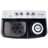VOLTAS beko 7.5 kg 5 Star Semi Automatic Washing Machine with IPX4 Control Panel (WTT75DGRT, Grey)