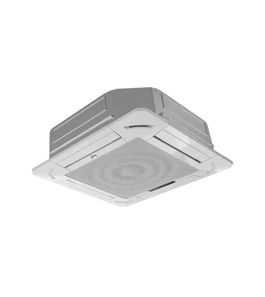 Godrej 3 Ton 3 Star, 360 Cooling, Fixed Speed Cassette AC (Copper, 2025 Model,  AC 3T CFC 36FTC2 4YA, White)