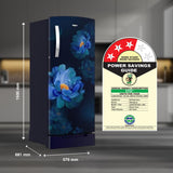 Whirlpool 207 L 3 Star Icemagic Pro Inverter Direct-Cool Single Door Refrigerator (230 IMPRO ROY 3S SAPPHIRE PEONY-Z,)