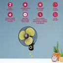 USHA Maxx Air Ultra 400MM Wall Fan (Golden)