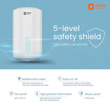 Orient Electric Cronos Pro 15L Storage Water Heater (white)