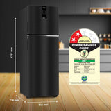 Whirlpool 327 L 2 Star IntelliFresh Convertible Inverter Frost Free Double Door Refrigerator (IFPRO INV CNV 375 OMEGA BLACK(2S)-TL)