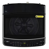 LG 9 KG 5 Star Inverter Fully Automatic Top Load Washing Machine | Wi-Fi | In-Built Heater | TurboDrum | Jet Spray+ | Steam™ (THD09SWM, Middle Black)
