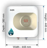 Glen Smart Water Heater 25 Litre WiFi Enabled, Digital Control, Android App from Anywhere 2000W (7055)