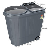 Whirlpool 9.5 kg Semi Automatic Top Loading Washing Machine (ACE XL 9.5 HEATER GRAPHITE GREY (30287))
